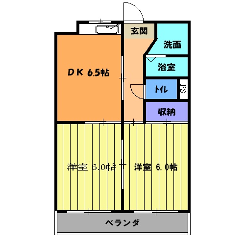 サザン挙母の間取り