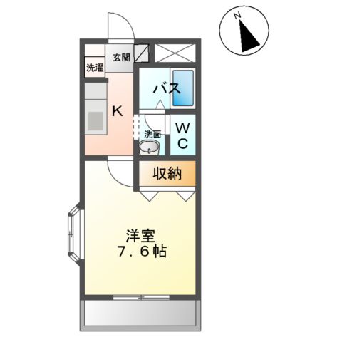 フレンドリーハイツの間取り