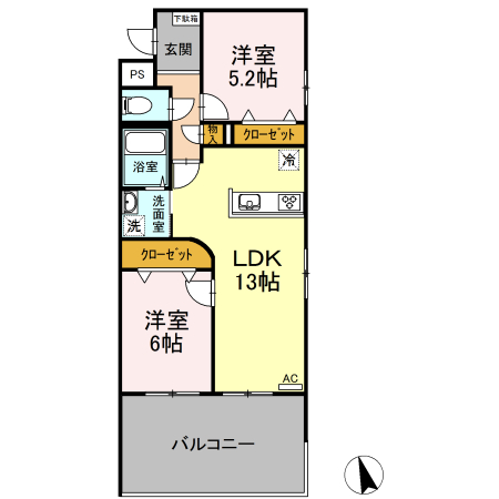 パラッツォの間取り