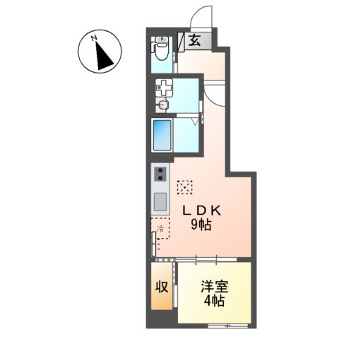 グランプラム本町(GranPlum本町)の間取り
