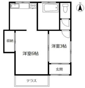 Ｔ・ＡハイツⅡ・102号室の間取り