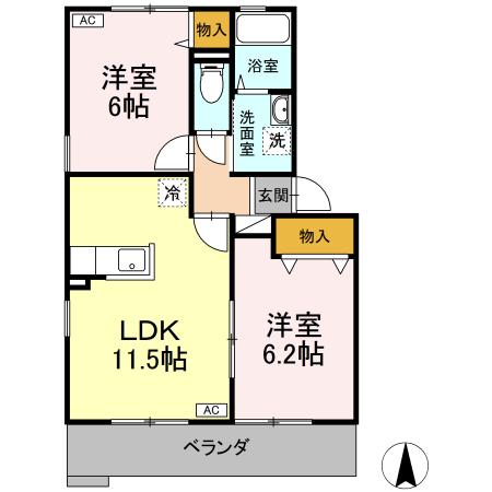 フォレストの間取り