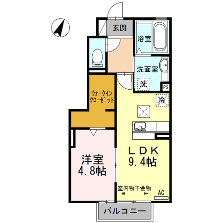 レガーロの間取り