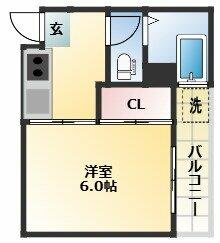 コーポステーションサイドコシべの間取り