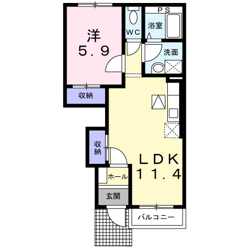 アイビーハイツの間取り