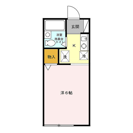 フラット目白・102号室の間取り
