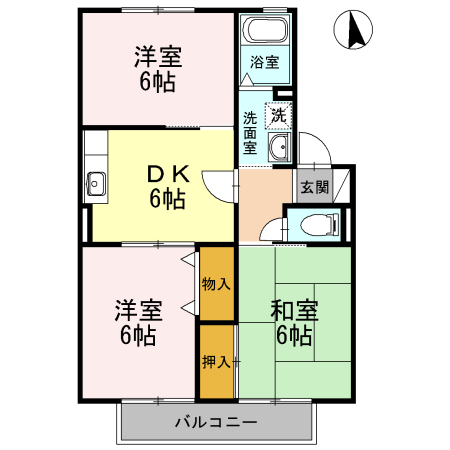 ソシアコズエの間取り