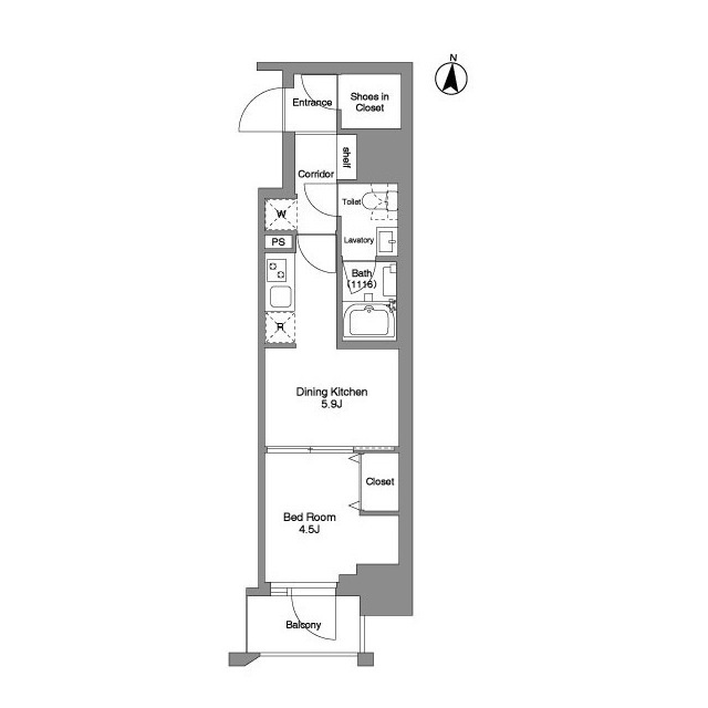 クラリティア綾瀬の間取り