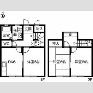 サンコートビレッジの間取り