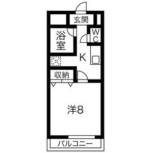 レジデンス大寛の間取り