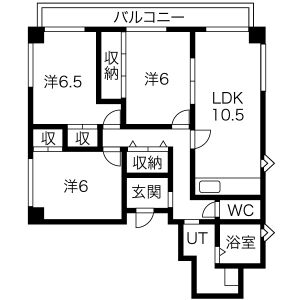 レジデンスRSの間取り