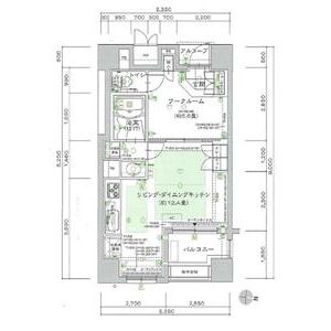 アップルパレス丸の内の間取り