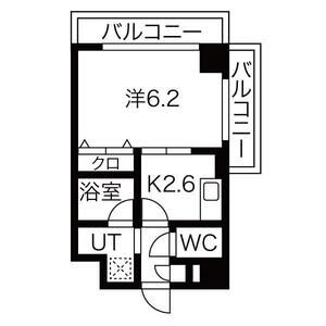 プレステージ天神Ⅲの間取り