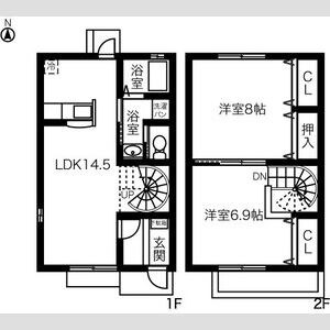 クレール丹陽の間取り