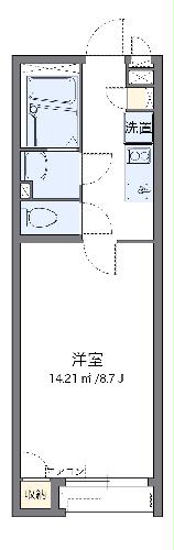 クレイノうれし荘の間取り