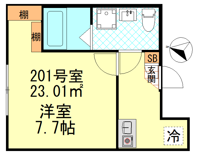 CK四ツ木の間取り