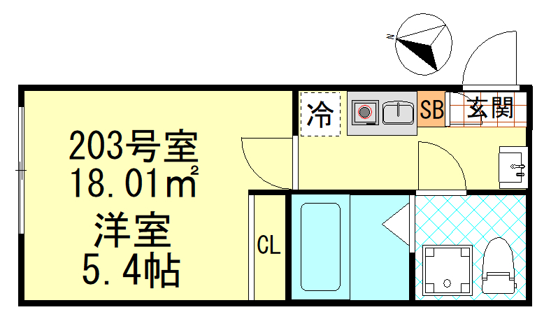 CK四ツ木の間取り