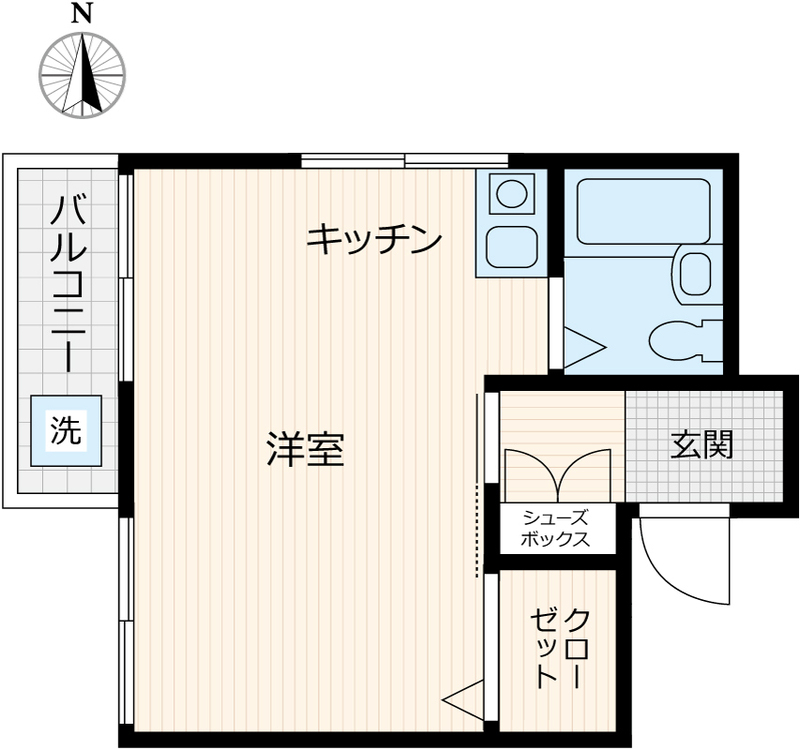 サヅカハイツの間取り