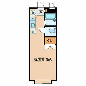 ｈａｂｉｔａｃｉｏｎｅｓ　　ＭＡＧＯＭＥ・101号室の間取り