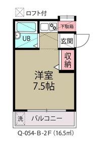 ローズアパート(Q-054C)の間取り