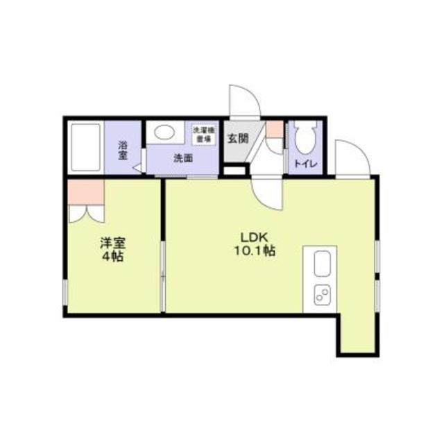 ＰＬＥＡＳＡＮＴ・103号室の間取り