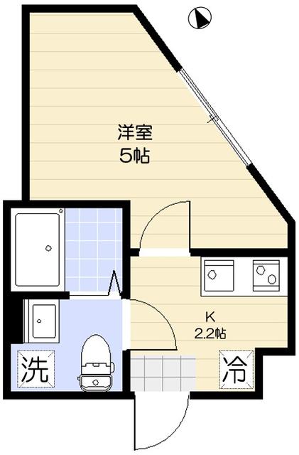 パークサイド東武練馬・102号室の間取り