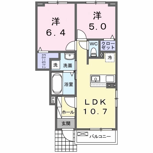 サン　フェリーチェ・01040号室の間取り