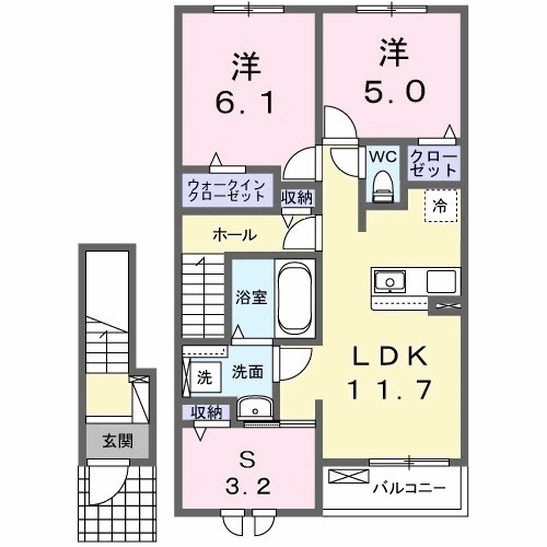 サン　フェリーチェ・02030号室の間取り