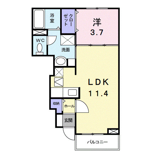 ライン・テラの間取り