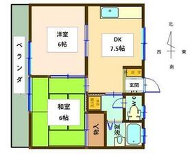 コーポカジムラの間取り