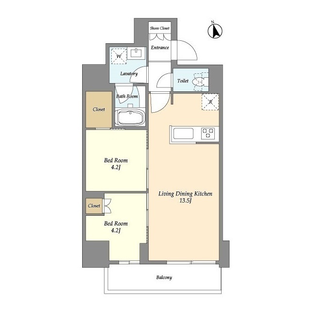 グランカーサ船堀Ⅰの間取り