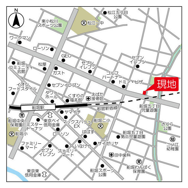 グランカーサ船堀Ⅱの外観