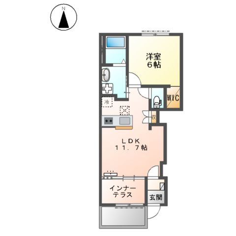 ドエル・ルピナスの間取り