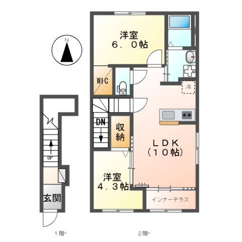 ドエル・ルピナスの間取り