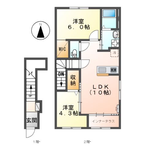 ドエル・ルピナスの間取り