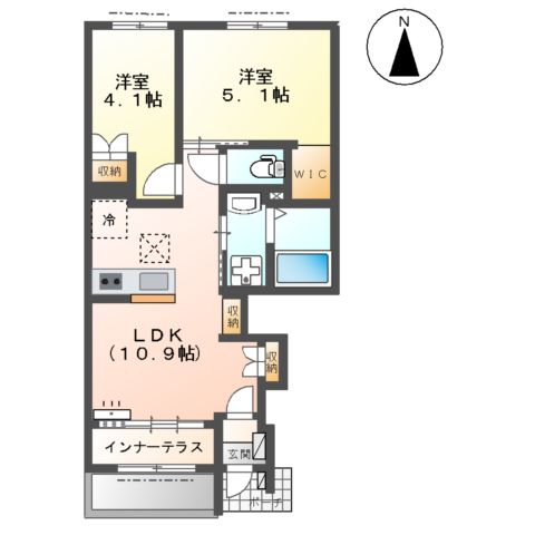 ドエル・カルミアの間取り