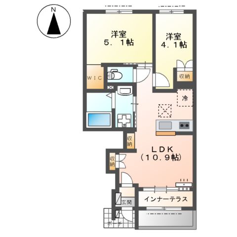 ドエル・カルミアの間取り