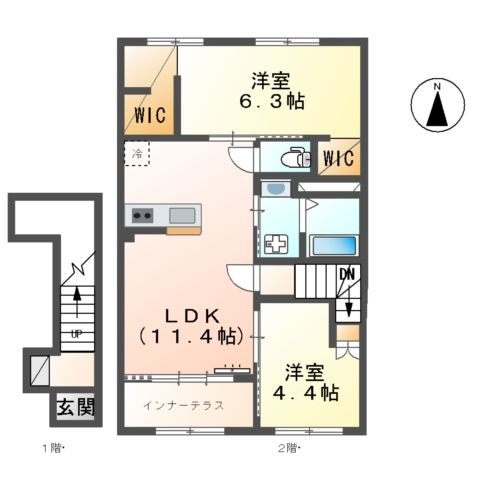 ドエル・カルミアの間取り