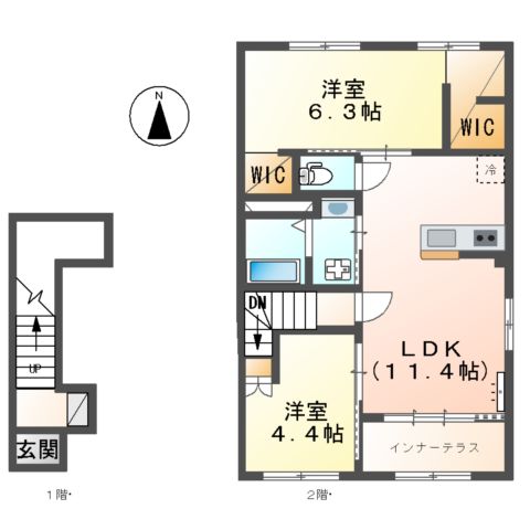 ドエル・カルミアの間取り