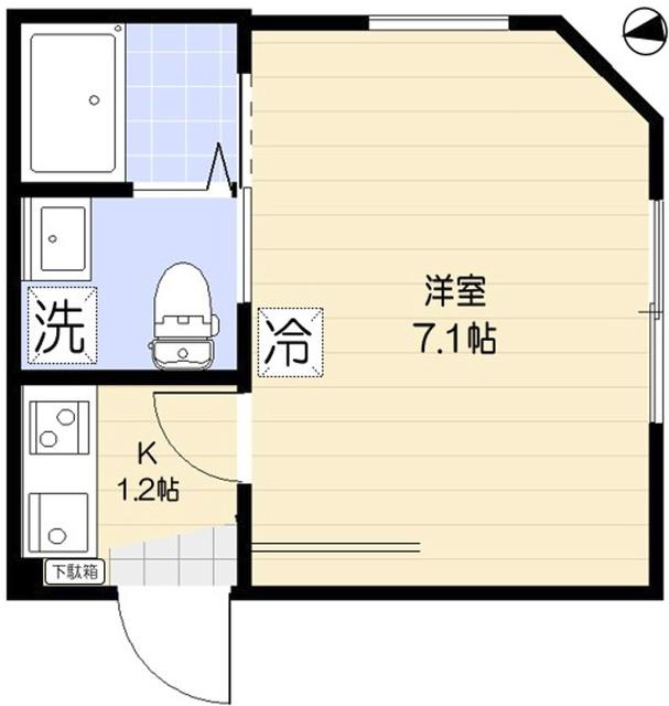 リュクスカーサ東向島・101号室の間取り