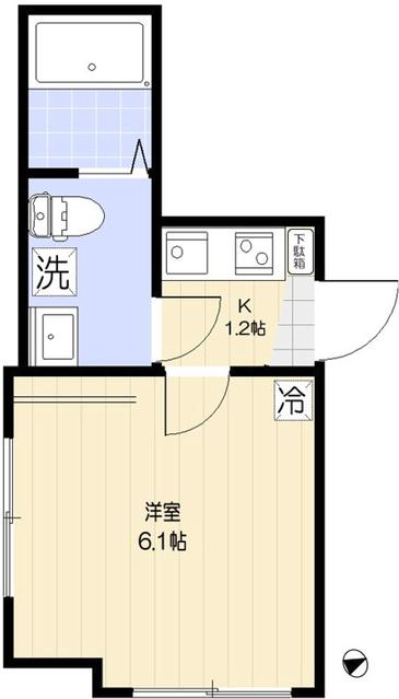 リュクスカーサ東向島・103号室の間取り