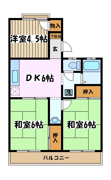 サンハイツⅠの間取り