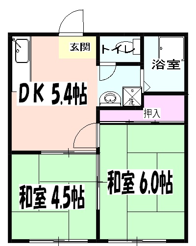 グリーンハイツの間取り