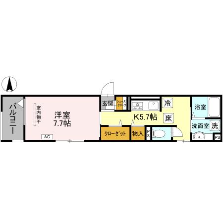 La Maison 表町の間取り