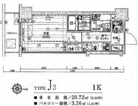 Ｌｅ－ｌｉｏｎ大鳥居・404号室の間取り