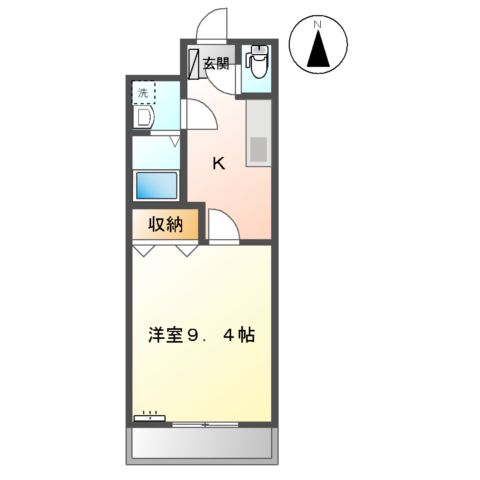 セブンタウン品野の間取り