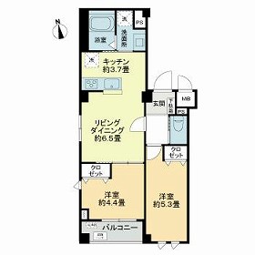 ルミケオ大手町の間取り