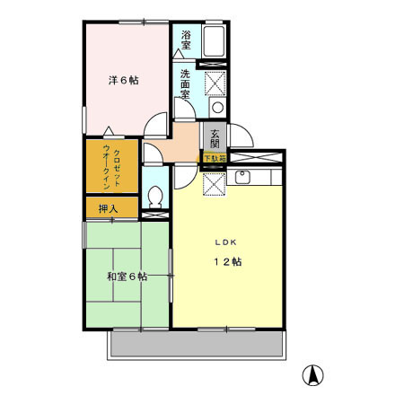 プラト・ビラ Cの間取り