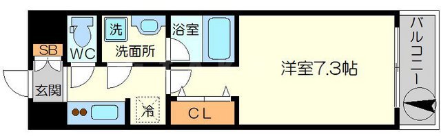 スワンズ大阪アクシオンの間取り