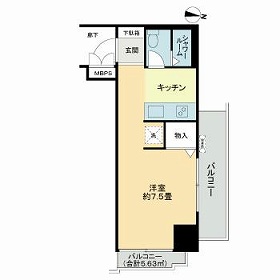 ハートランド磯子・311号室の間取り